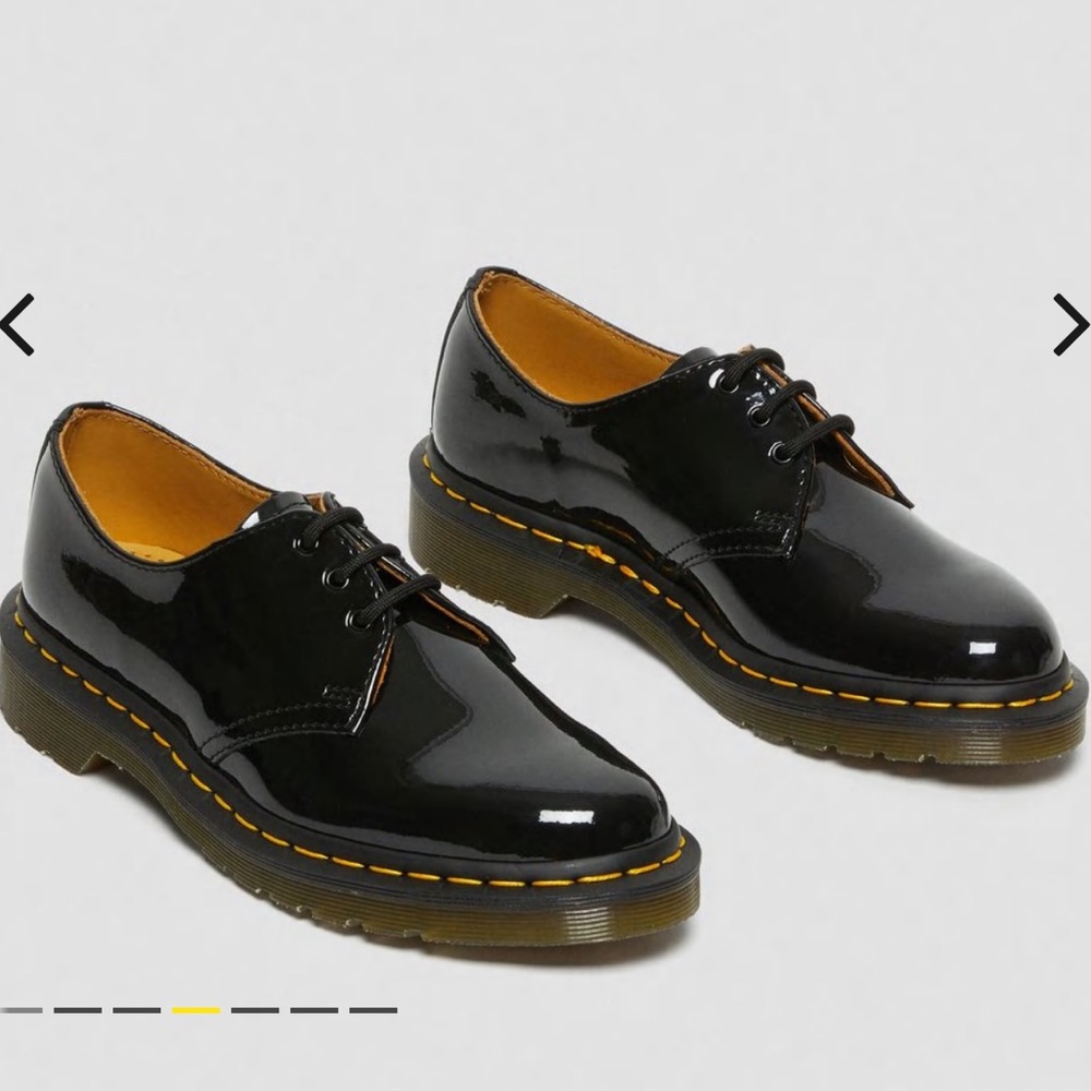 BNIB Dr. Martens 1461 patent leather shoes black Size 8 women’s